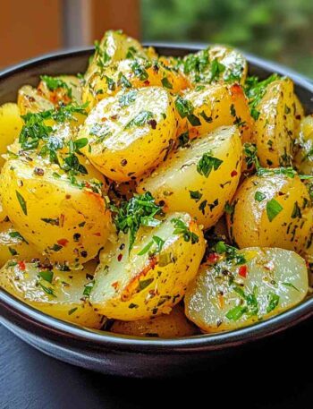 Greek Lemon Potatoes .