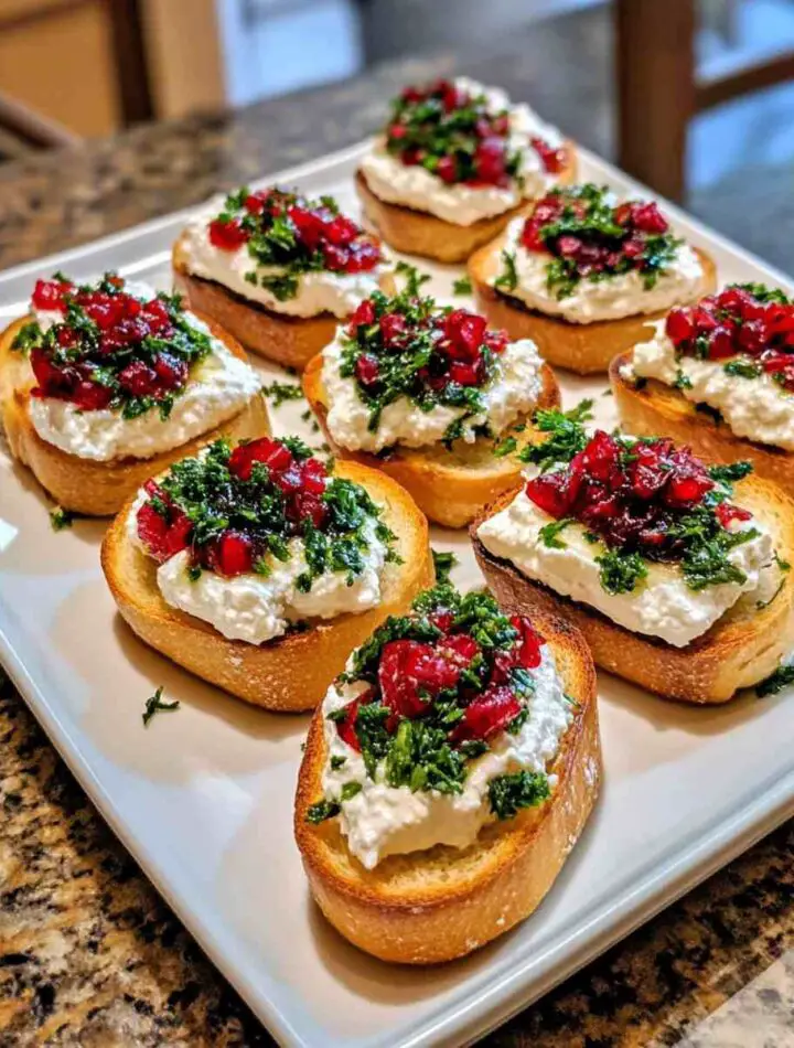 Goat Cheese Crostini