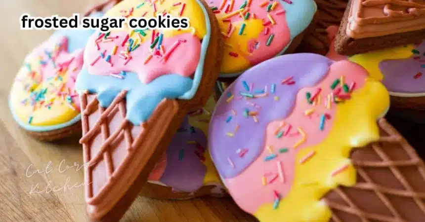 frosted sugar cookies