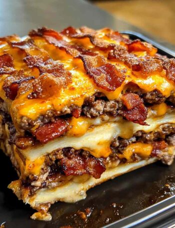 BBQ Bacon Cheeseburger Casserole