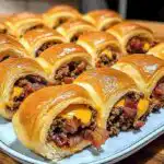 Bacon Cheeseburger Crescent Rolls