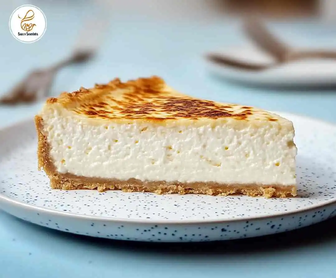 Tarta de queso al horno cremosa, receta casera y fácil