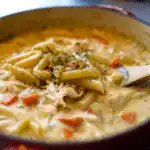 creamy poultry pasta soup