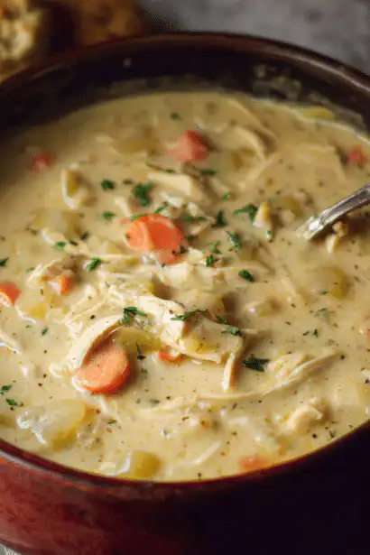 healthy pot pie soup