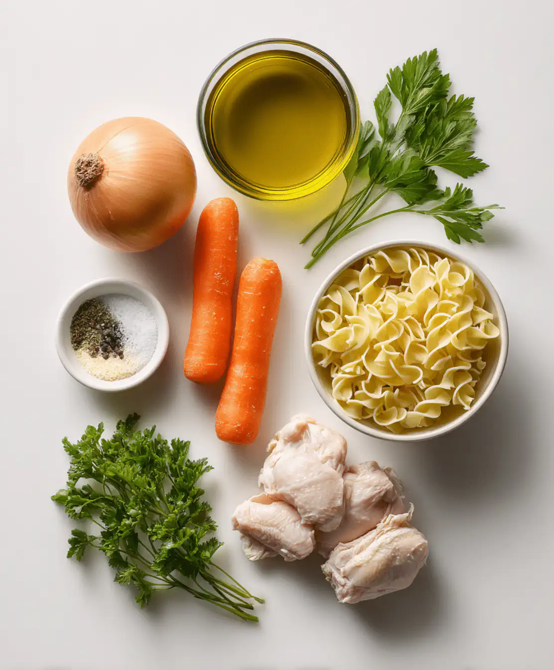 Easy chicken noodle soup ingredients
