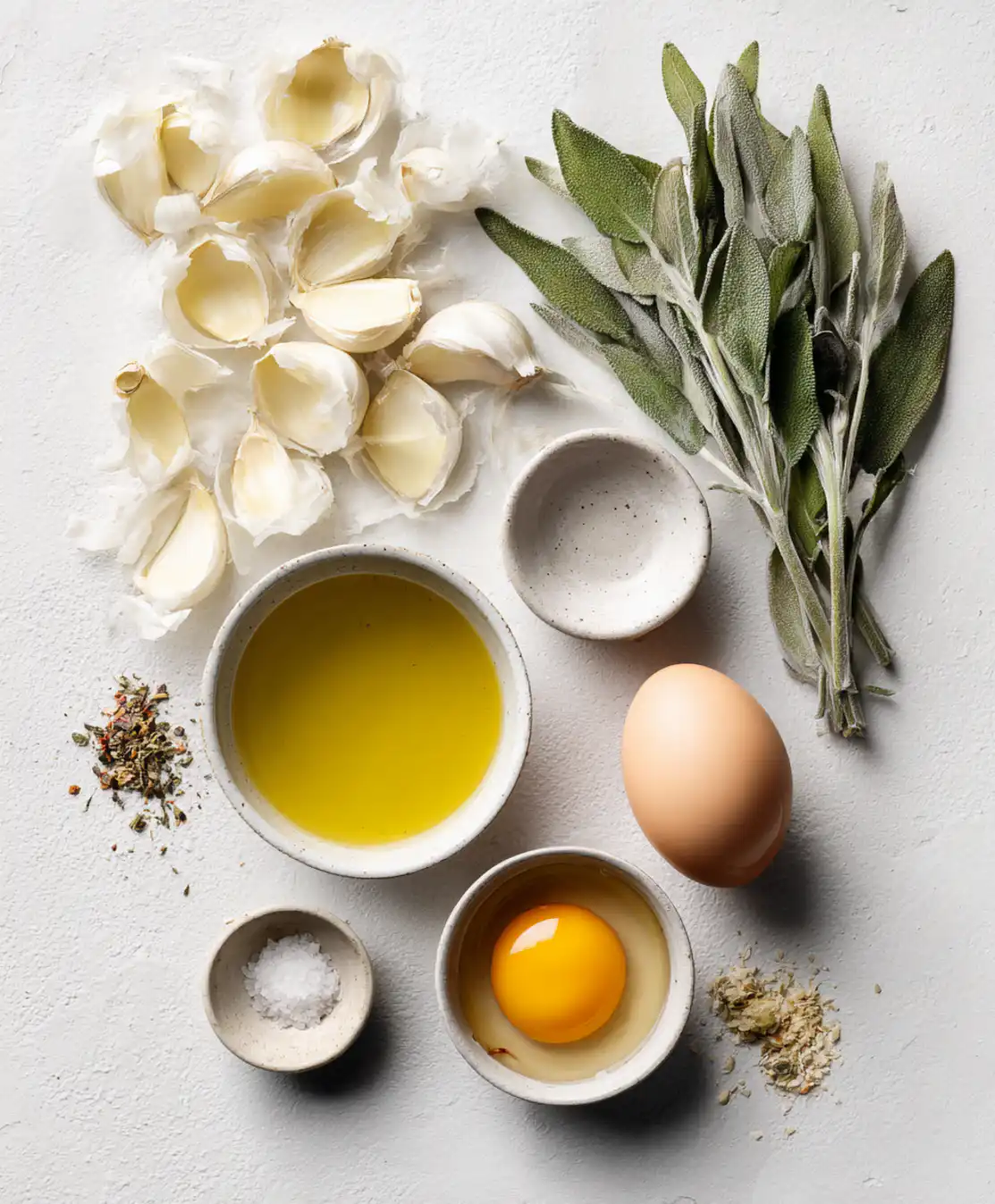 Country French Garlic Soup ingredients