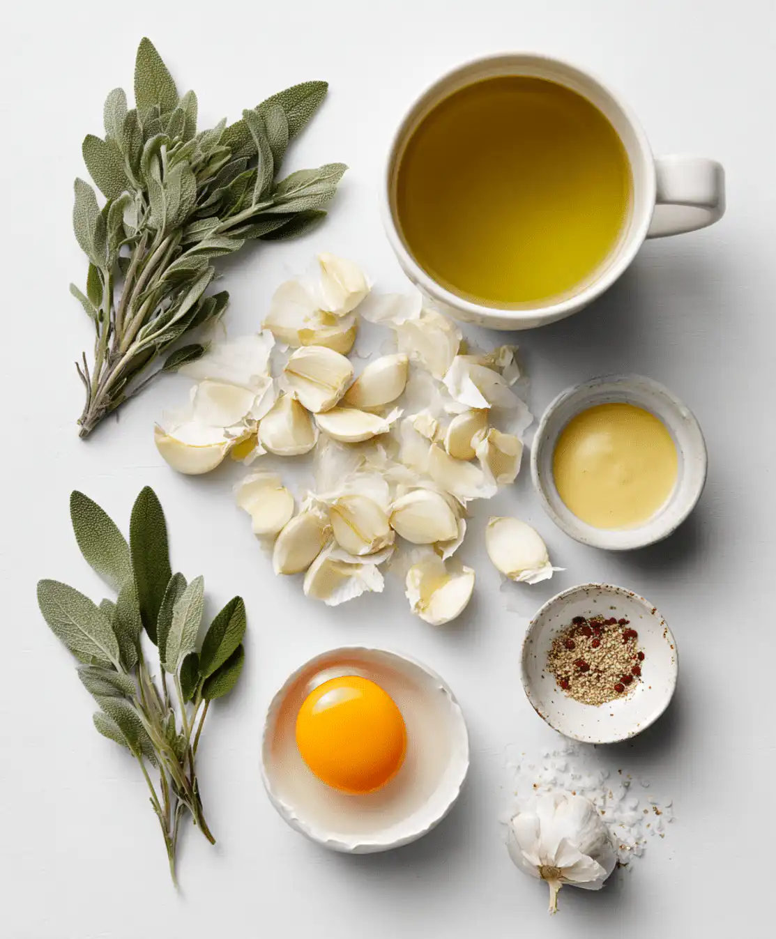 Country French Garlic Soup ingredients