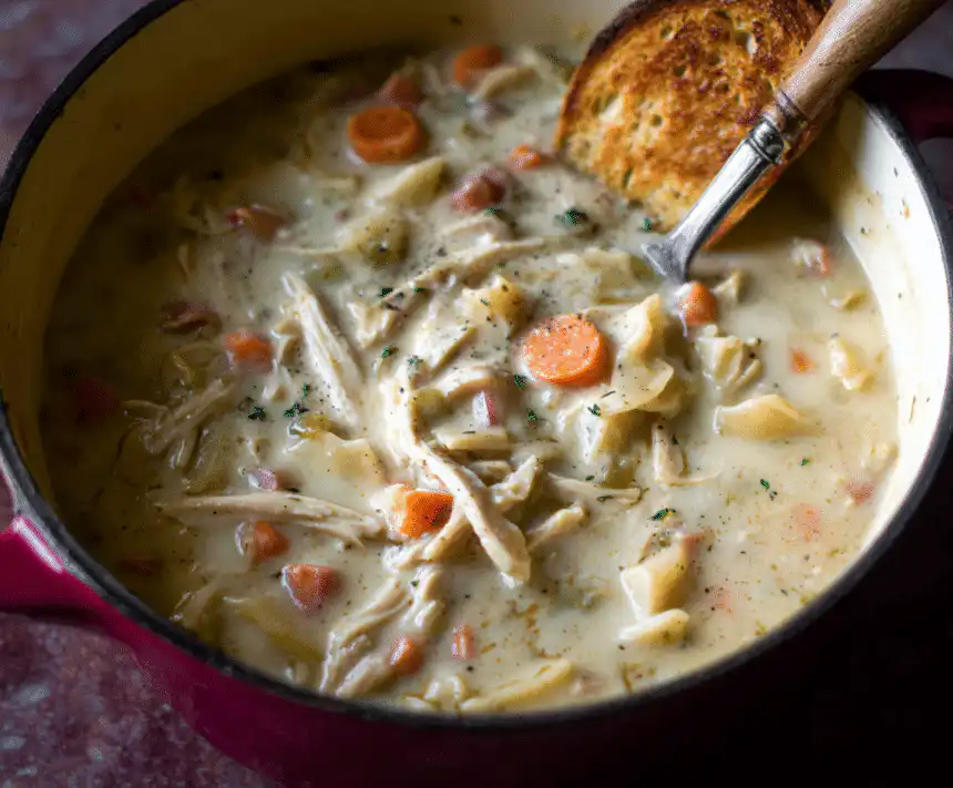 poultry pot pie soup recipe