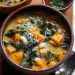 butternut squash kale white bean soup
