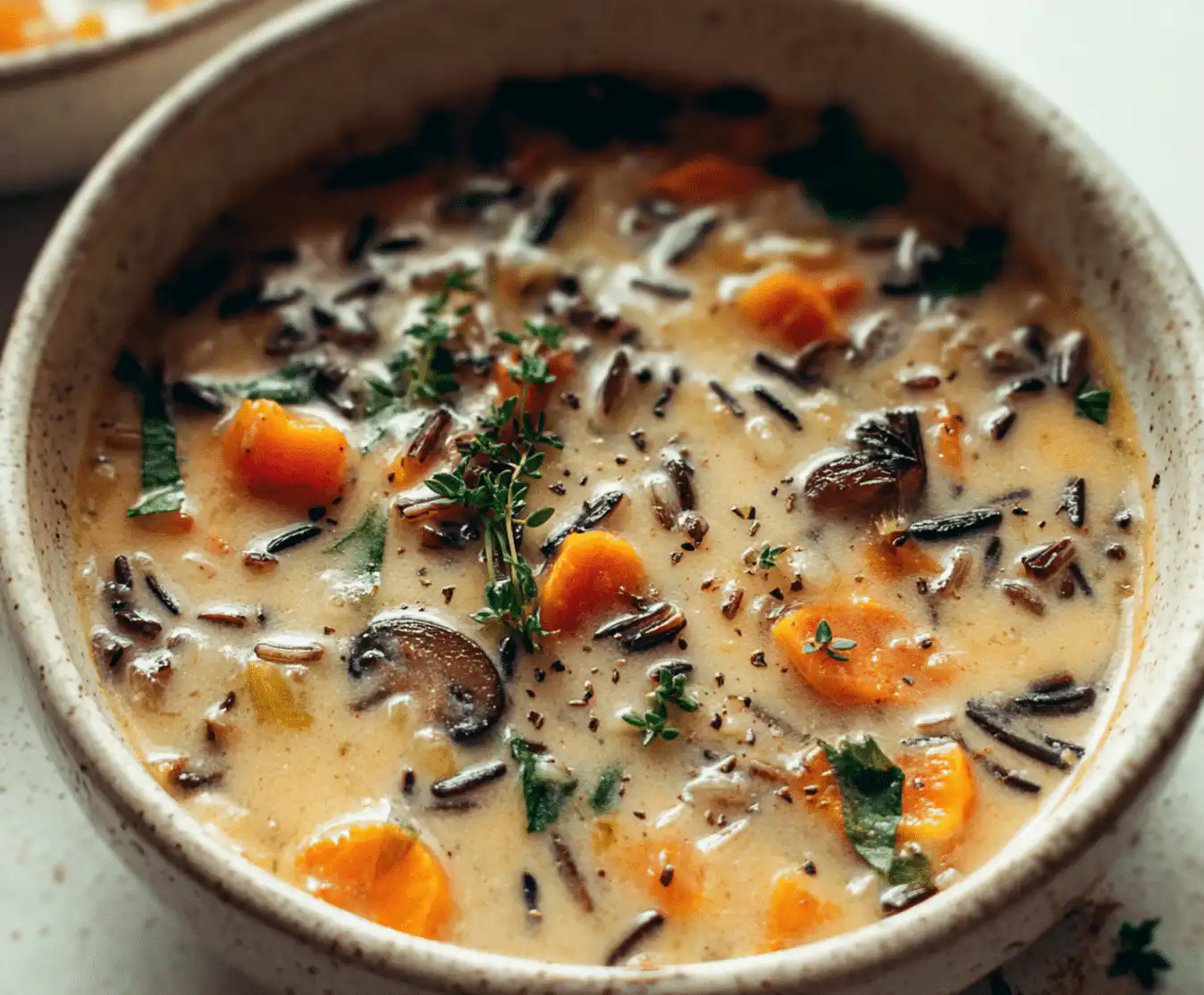 Cozy Autumn Wild Rice Soup – Hearty Fall Comfort Bowl