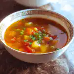 homemade vegetable soup