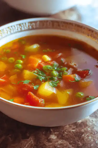 homemade vegetable soup