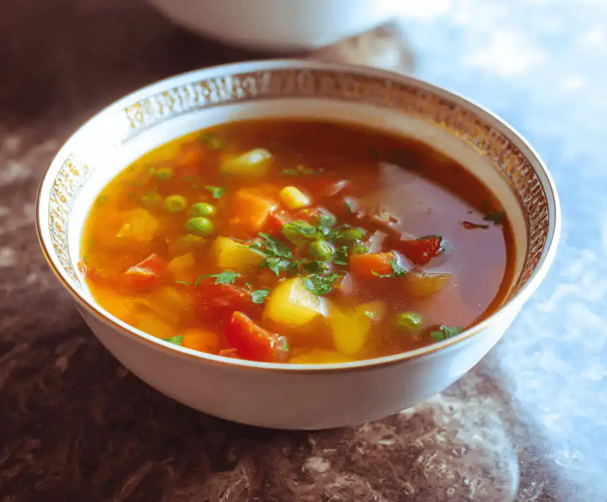 homemade vegetable soup