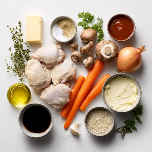 Creamy Mushroom Chicken & Wild Rice Soup ingredients