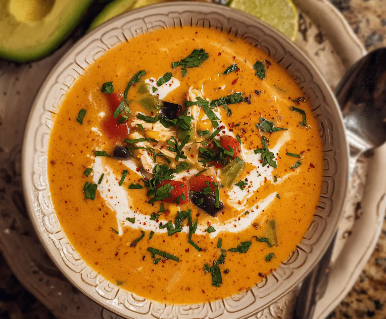 Creamy Poultry Enchilada Soup Recipe