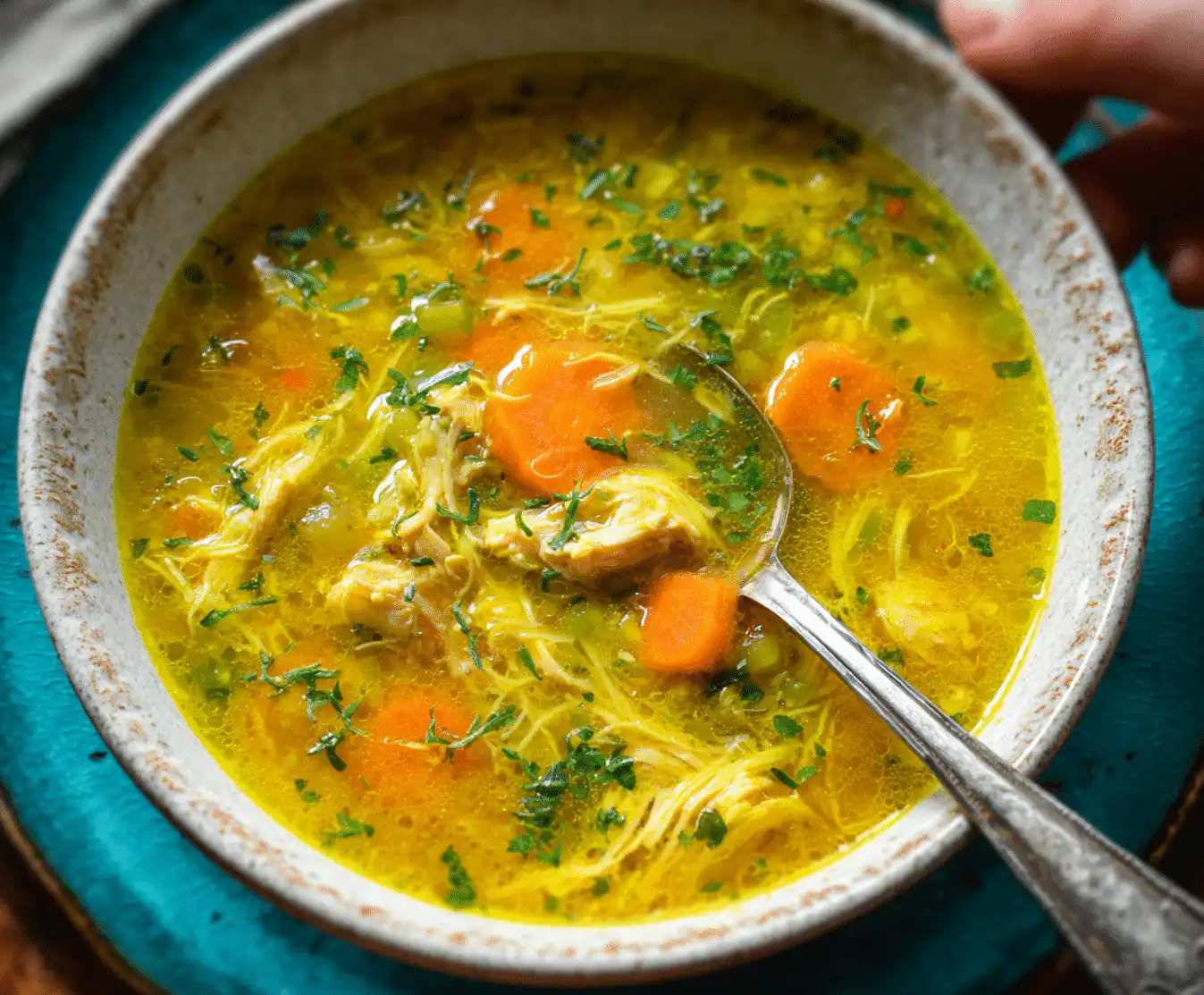 Anti Inflammatory Turmeric Chicken Soup