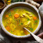anti inflammatory turmeric chicken soup