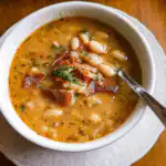 white bean soup with bacon