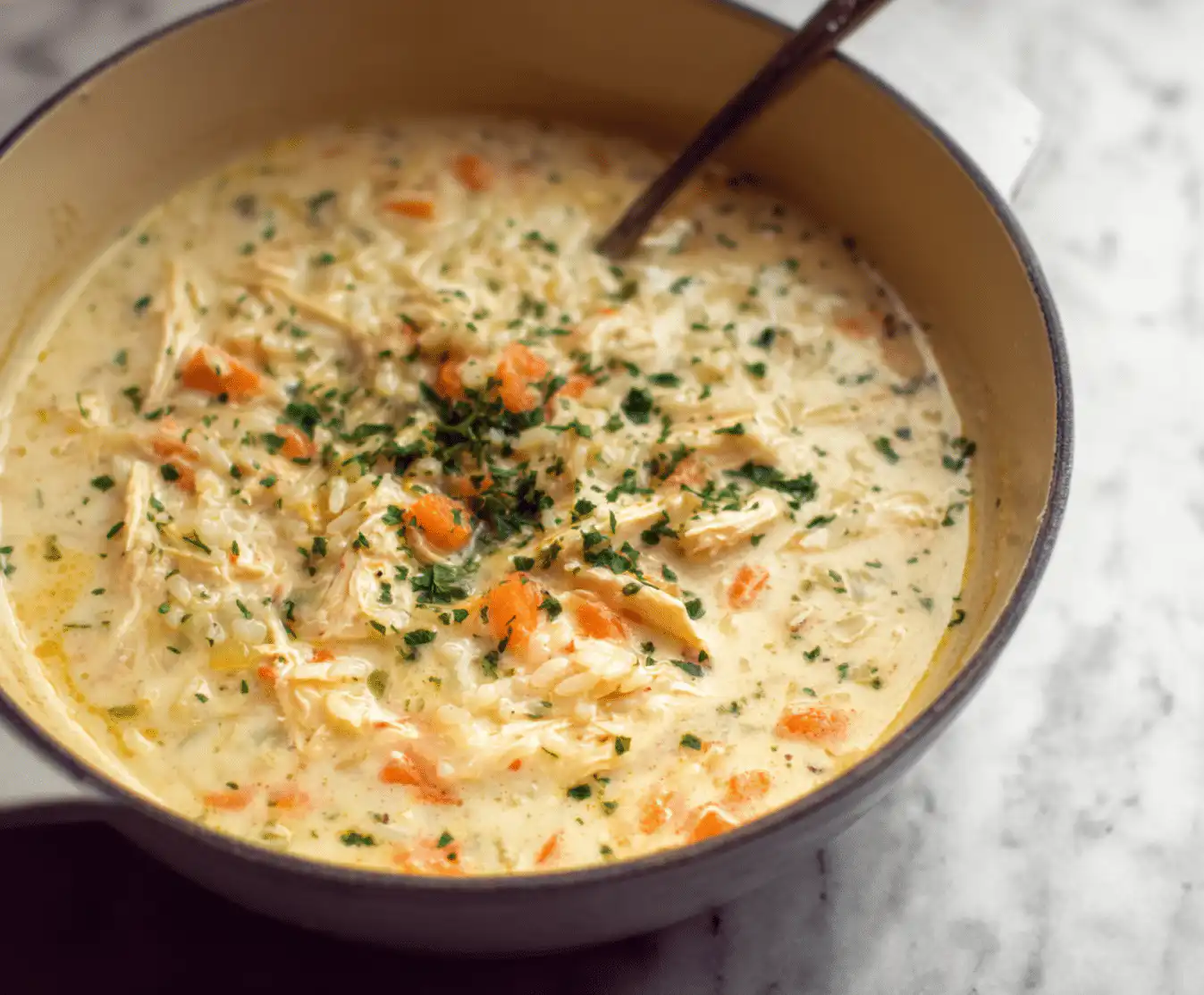 Creamy Chicken and Rice Soup Cozy Family Meal