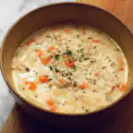 creamy chicken and rice soup