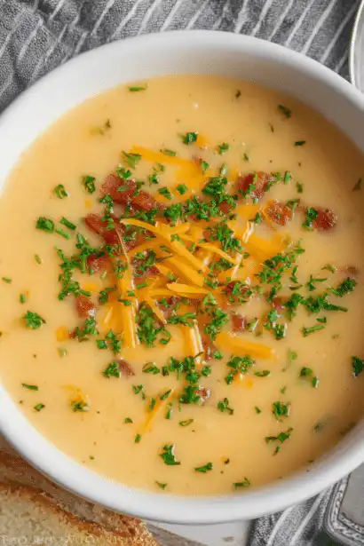 cheddar potato soup