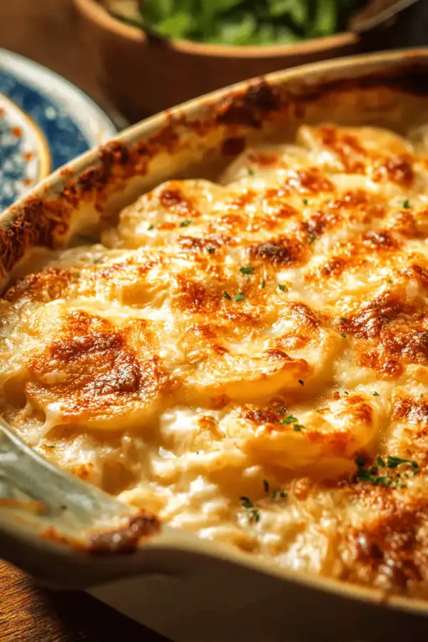 Creamy Garlic Parmesan Potatoes Au Gratin