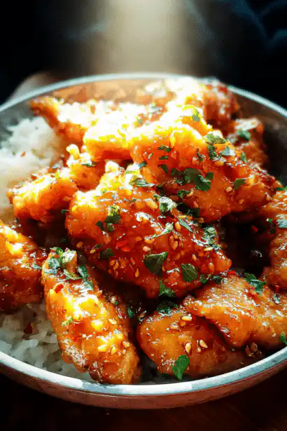 honey garlic chicken