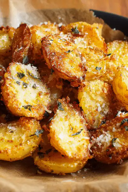 Crispy Parmesan Potatoes