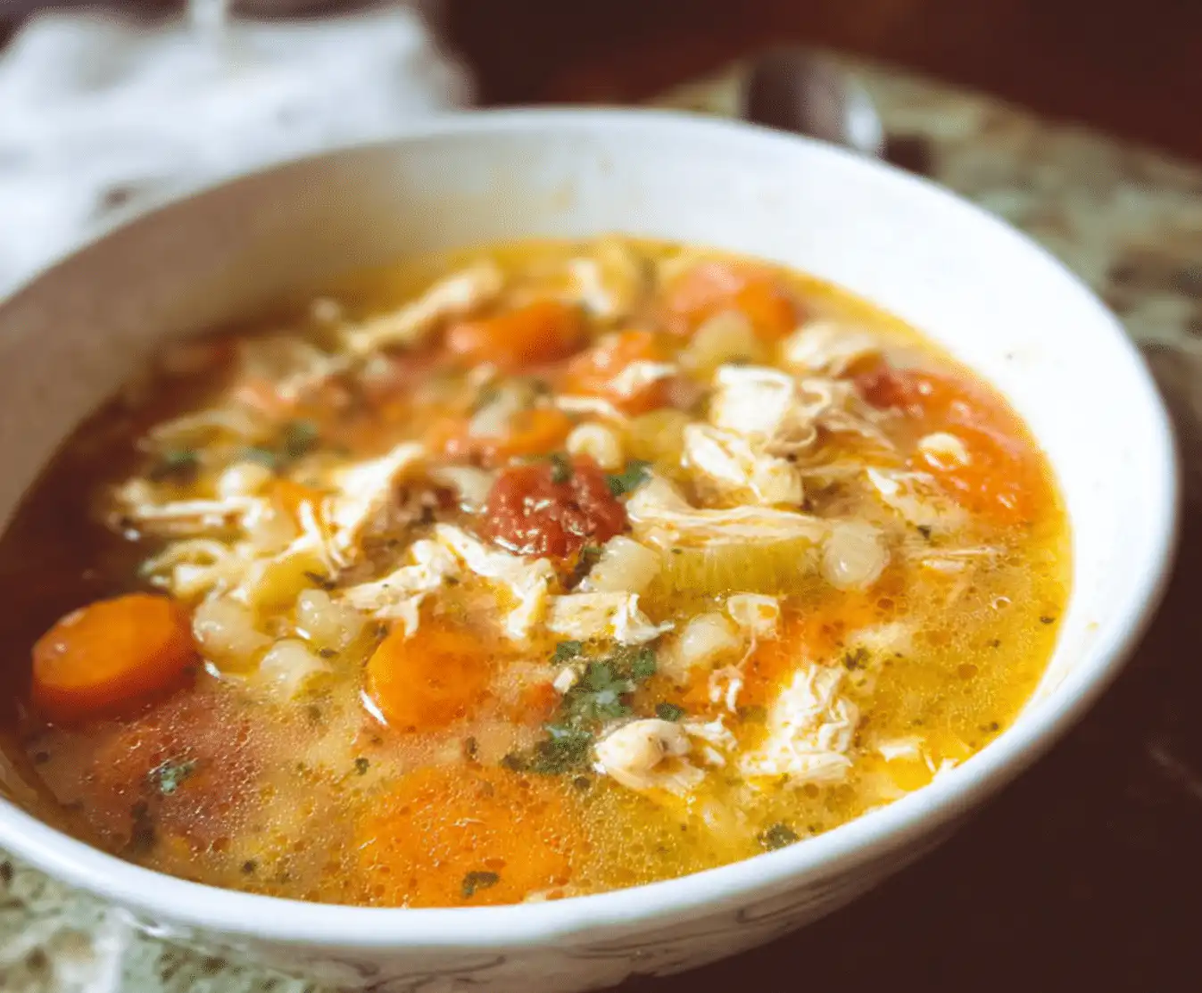 Sicilian Chicken Soup Rustic Italian Comfort