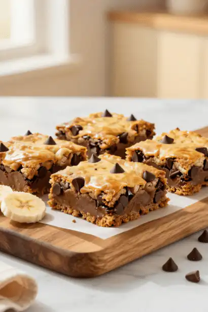 Chocolate Chip Banana Bars