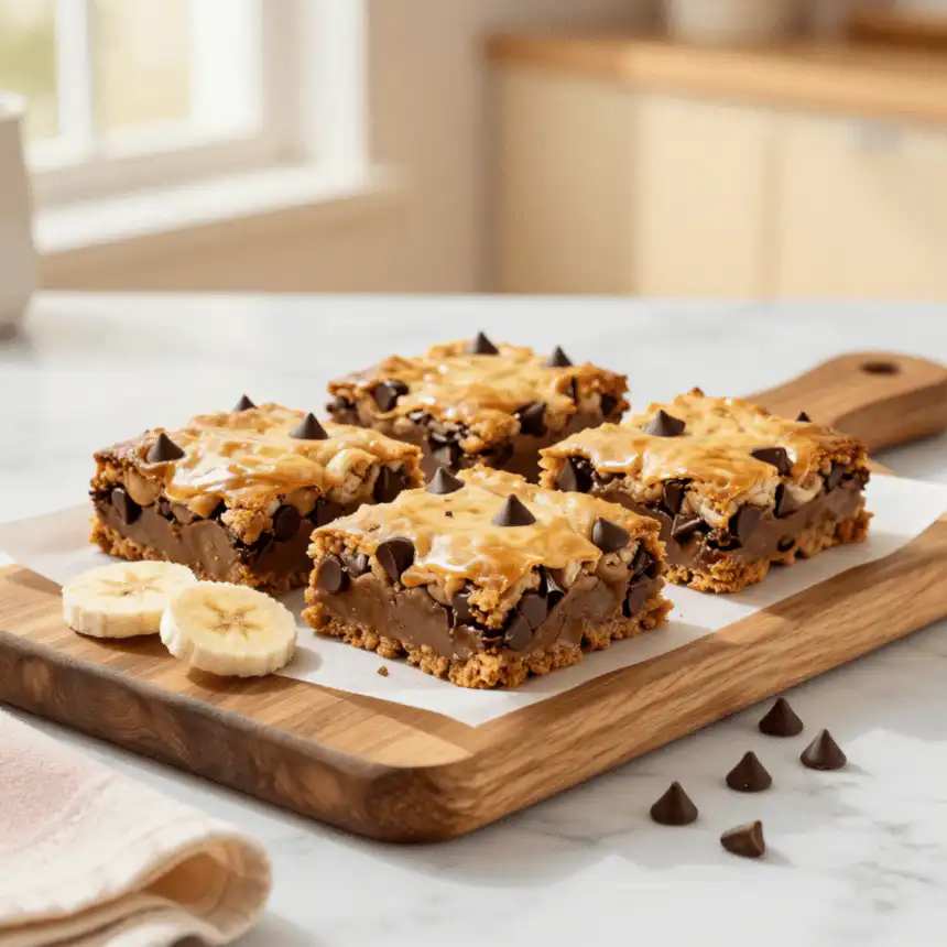 Chocolate Chip Banana Bars
