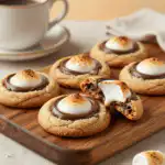 Chocolate Marshmallow Swirl Cookies