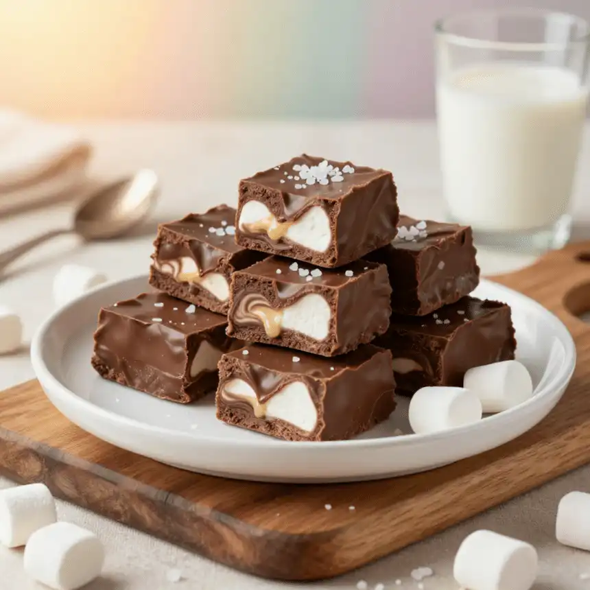 Easy Chocolate Marshmallow Fudge