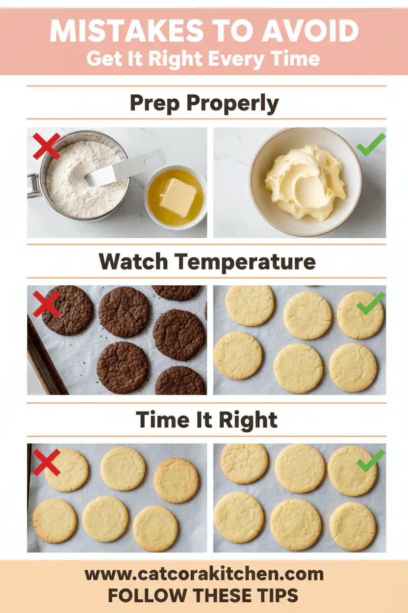Melt-in-your-mouth sugar cookies common mistakes