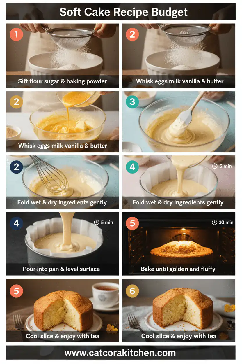 Soft vanilla cake how to make