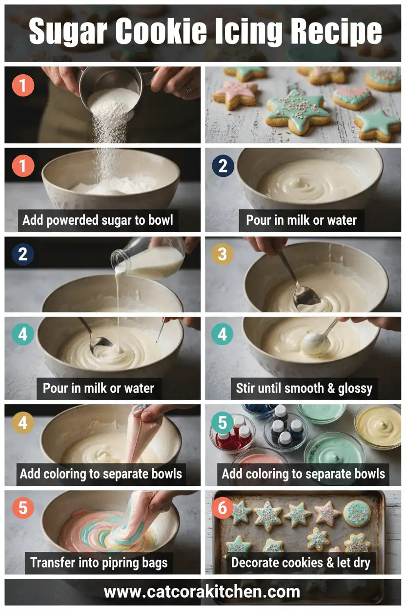 Sugar cookie icing how to make