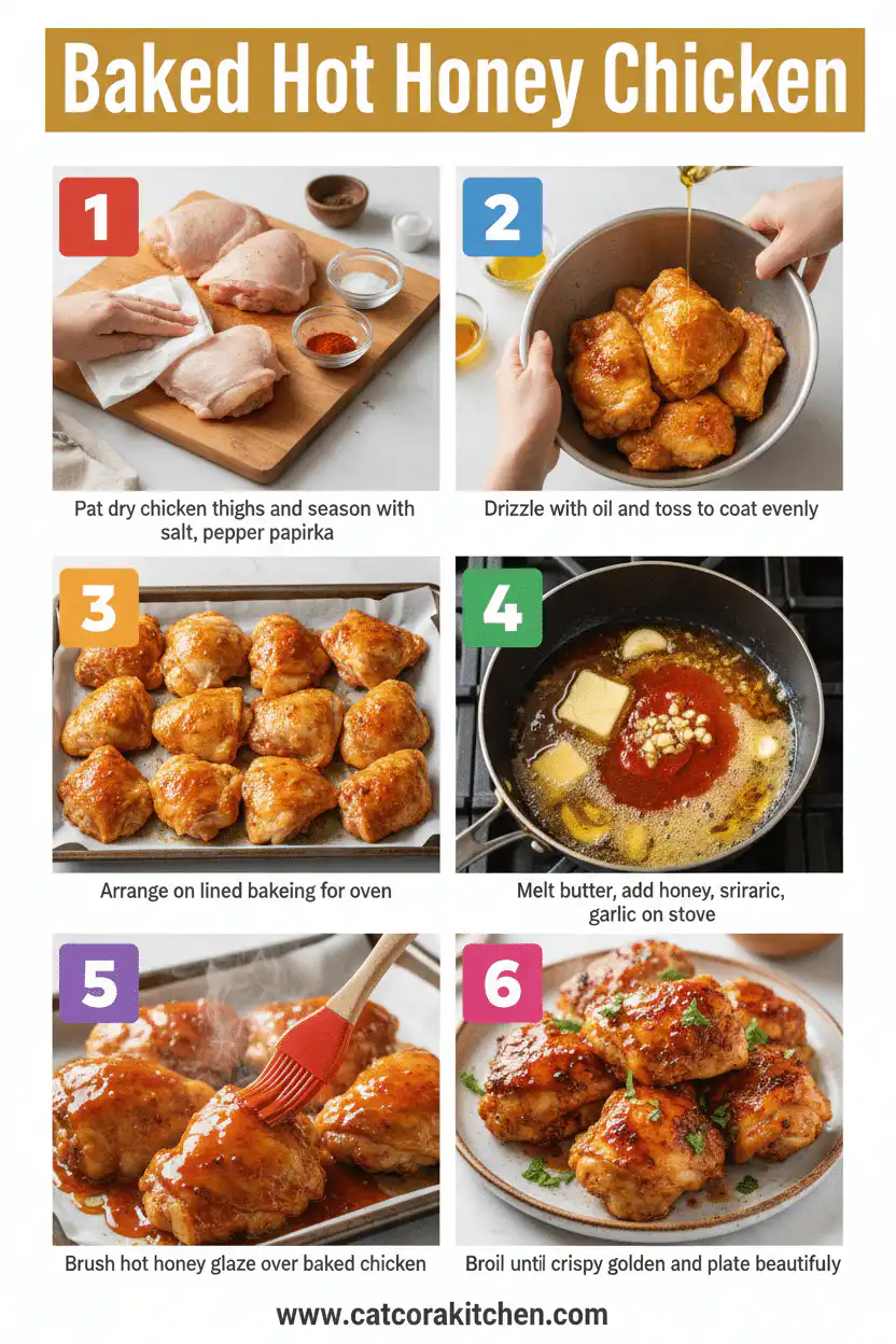 Baked hot honey chicken How to Make