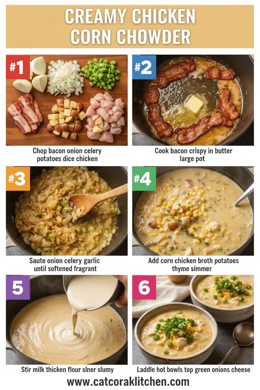 Chicken corn chowder how to make