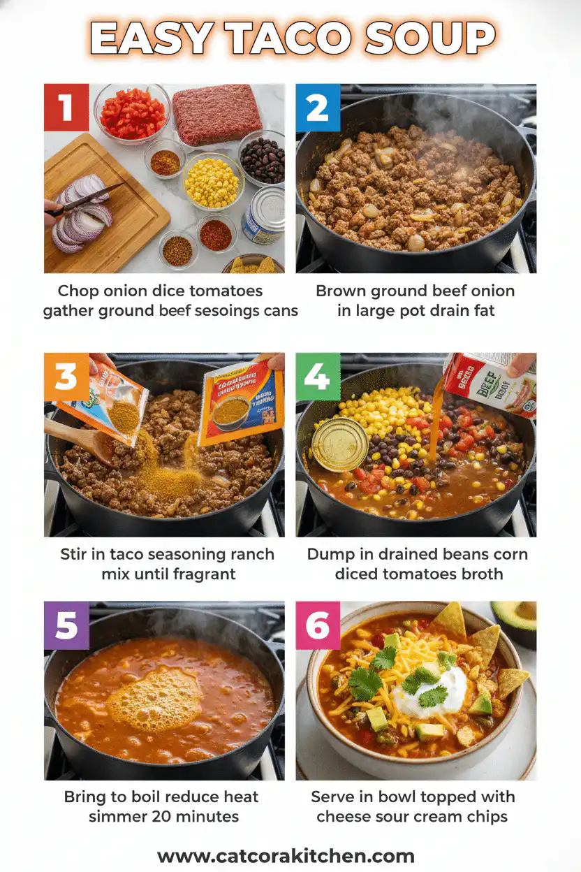 Easy taco soup recipe How to Make 