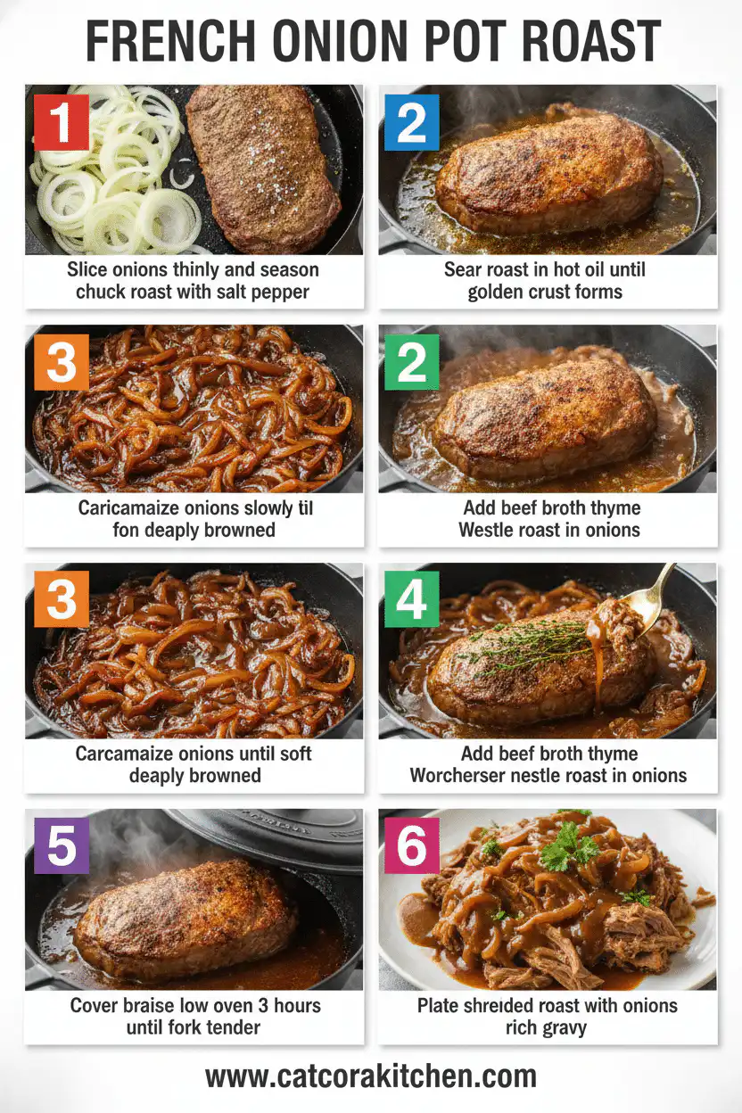 French onion pot roast How to Make 