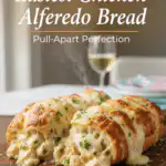 alfredo chicken bread