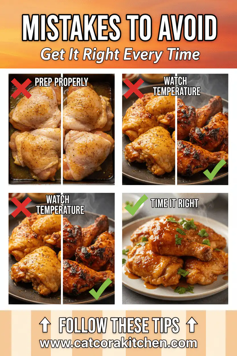 Baked hot honey chicken common mistakes