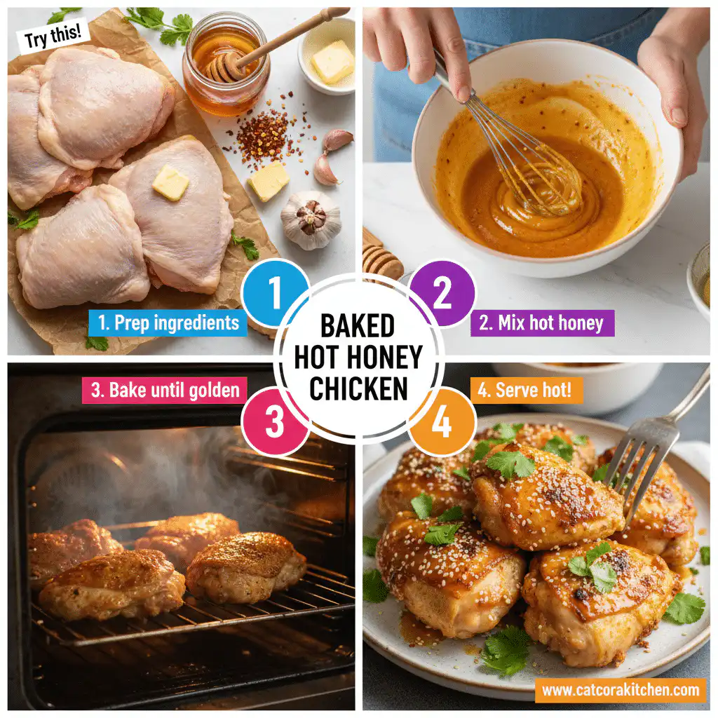 card recipe ingredients and instructions baked hot honey chicken