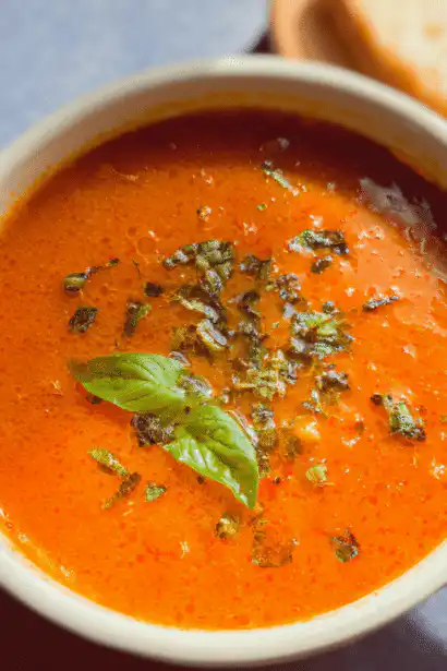 roasted tomato basil soup