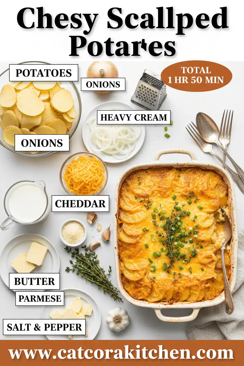 Cheesy scalloped potatoes ingredients