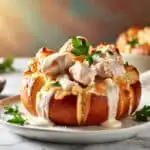 chicken alfredo monkey bread