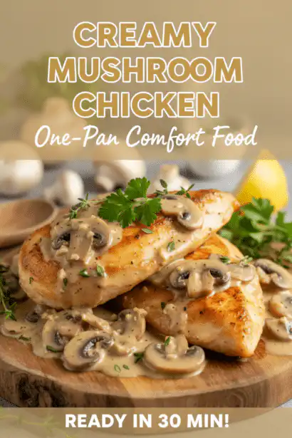 creamy mushroom chicken