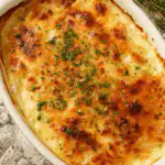 roasted garlic au gratin