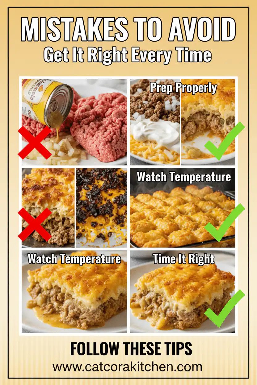 Easy cowboy casserole common mistakes