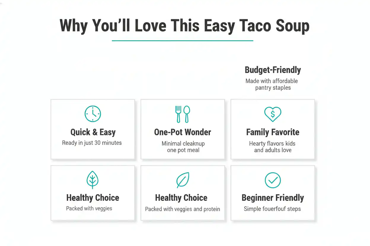 Why you'll love easy taco soup recipe